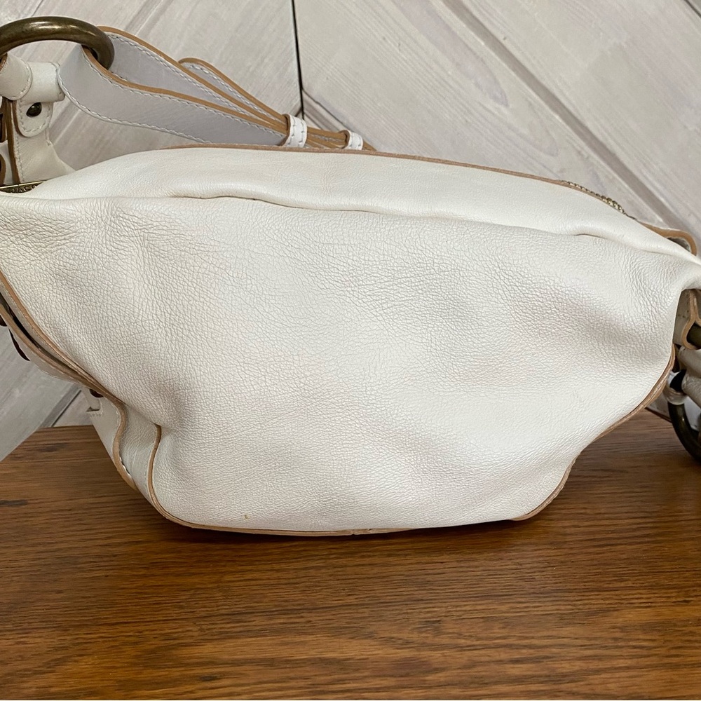 Marc Jacobs Off White Leather Shoulder Bag Made in Iltaly - Picture 9 of 16